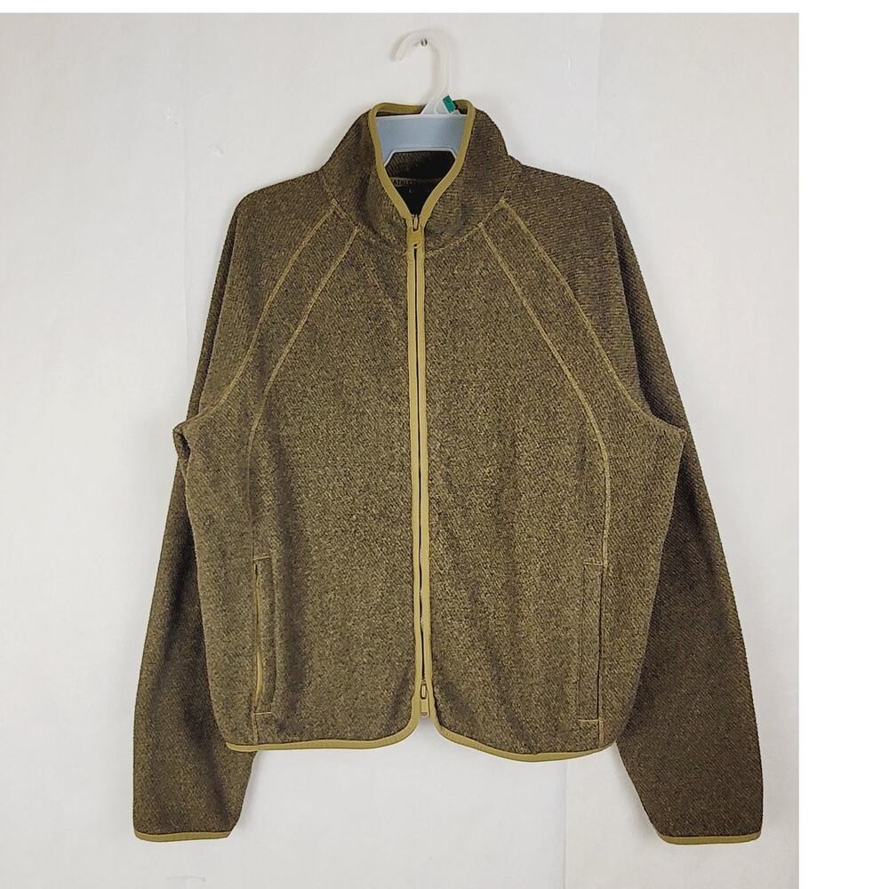 Athleta Stroll Fleece Full zip jacket Size Large Tall Athletic Gym Active